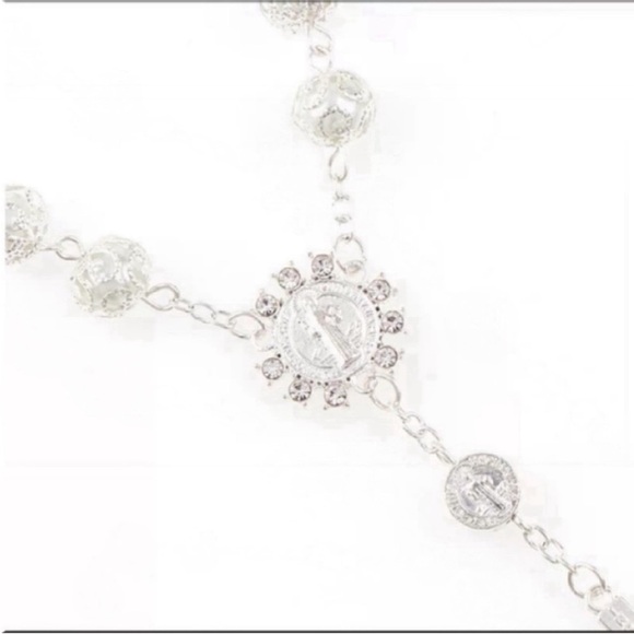 Catholic Religious Bead Cross Bracelets Rosary Sacred Heart of Mary New - Picture 4 of 12